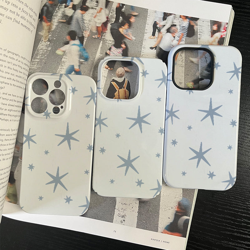 Light Grey Star Phone Case