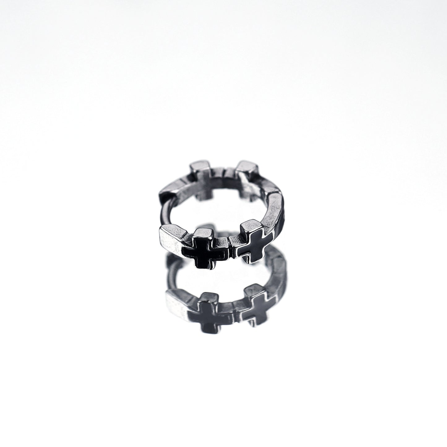 Cross Black Hoop