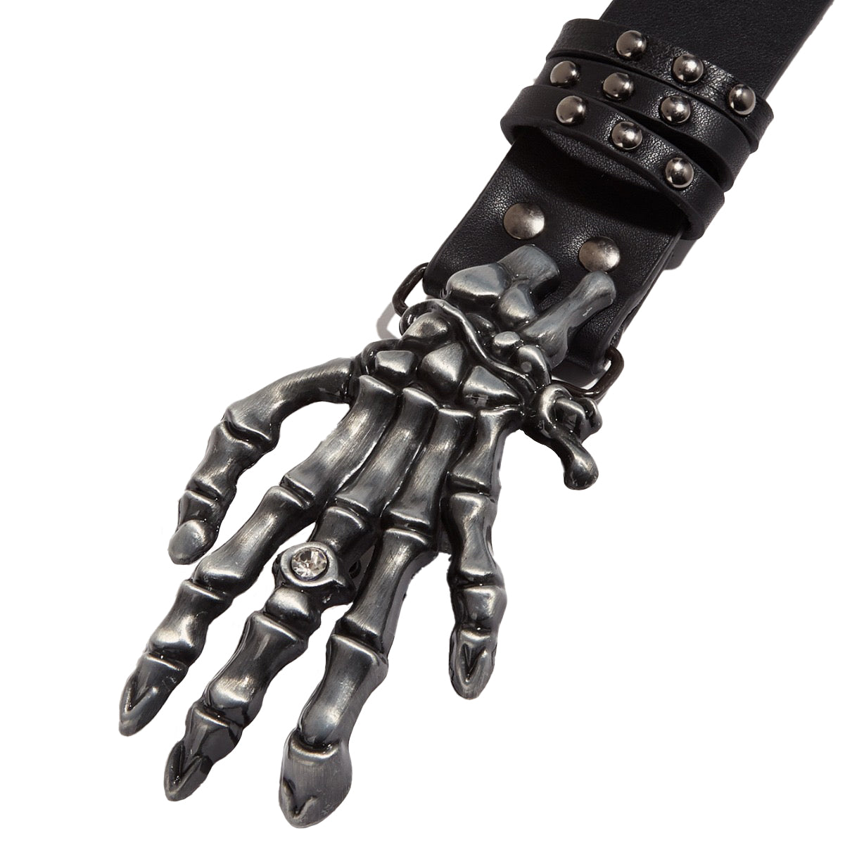 Skull Claw Stud Belt