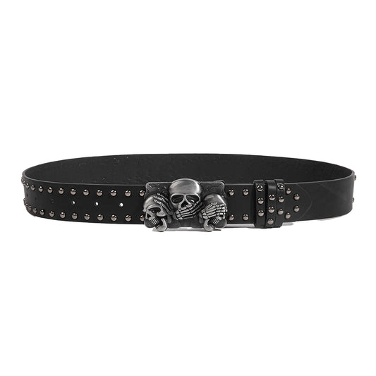 Skull Stud Belt