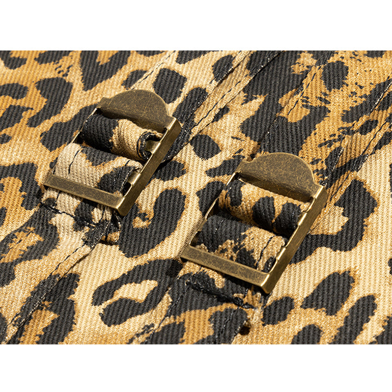 Leopard Print Backpack