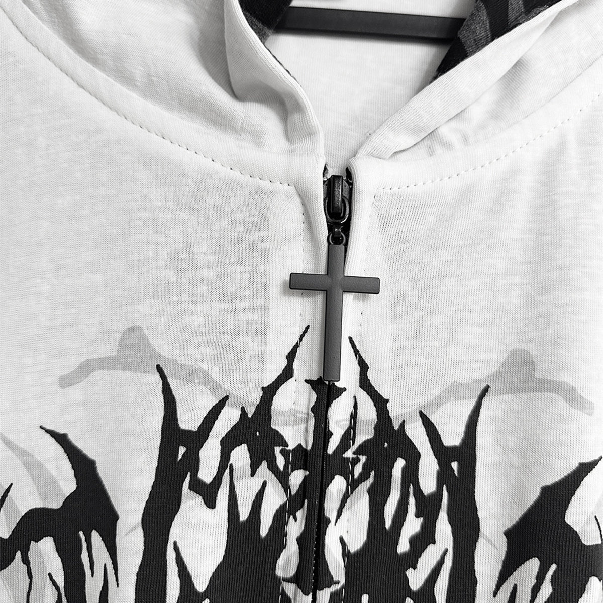 Dark Hooded UV Jacket