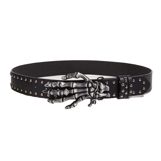 Skull Claw Stud Belt
