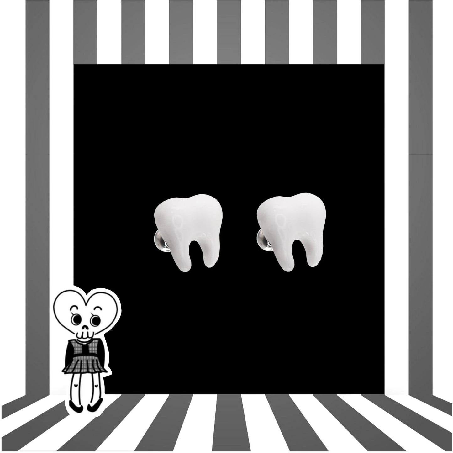 Halloween Teeth Earrings