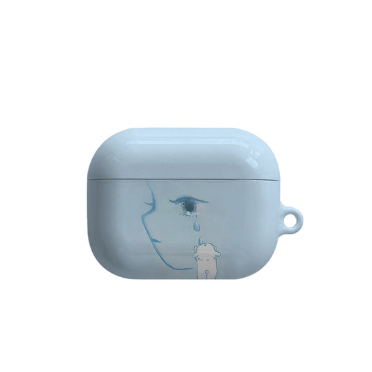 Blue Puppy Wiping Tears