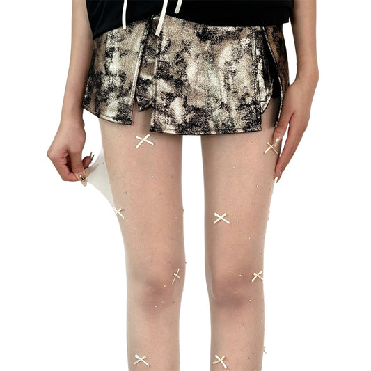 Bow Charm Sheer Tights
