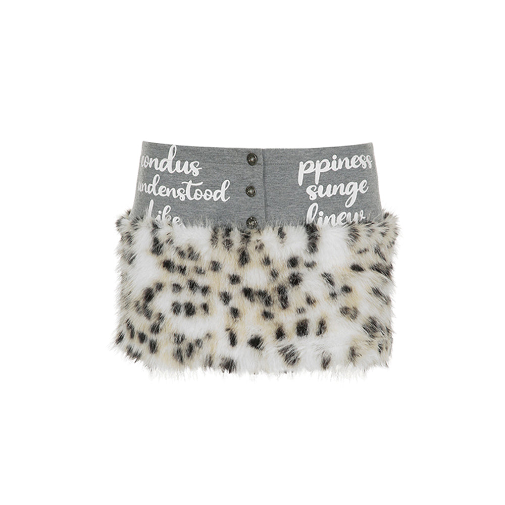Leopard Mini Skirt