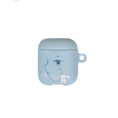 Blue Puppy Wiping Tears