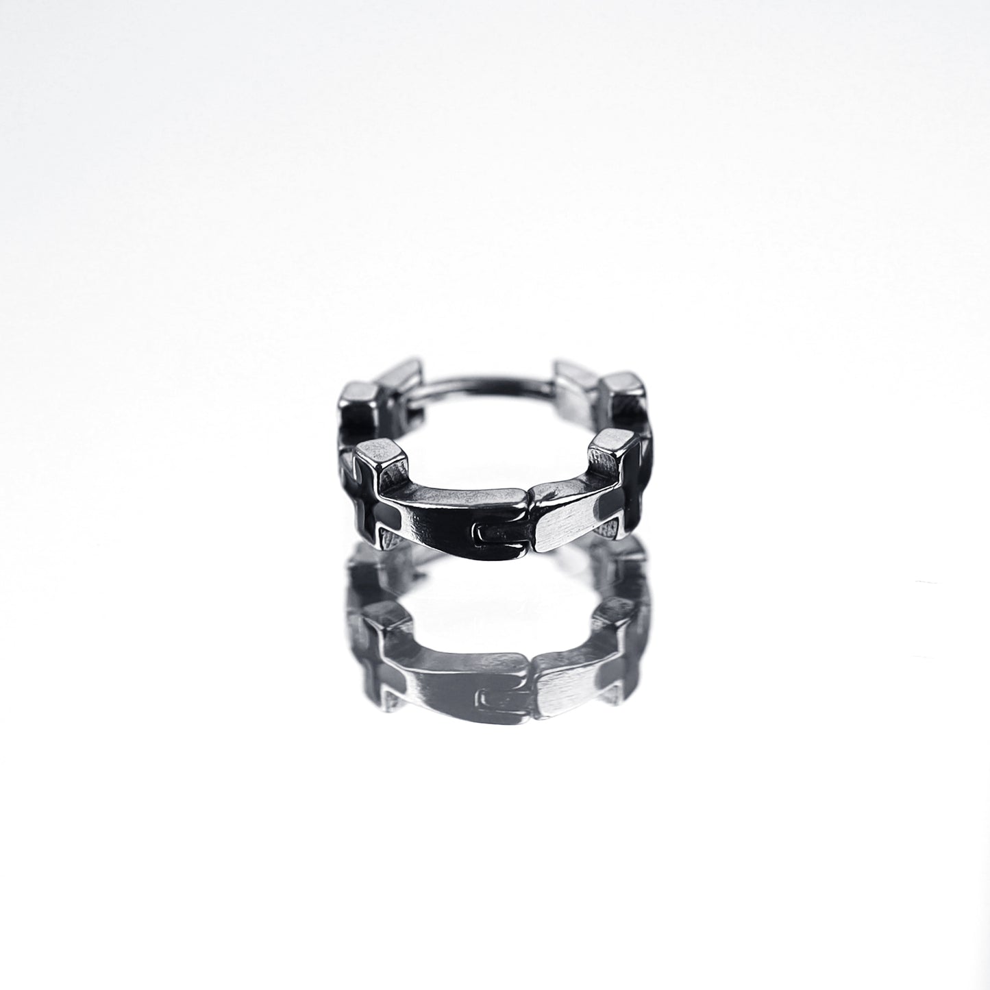 Cross Black Hoop