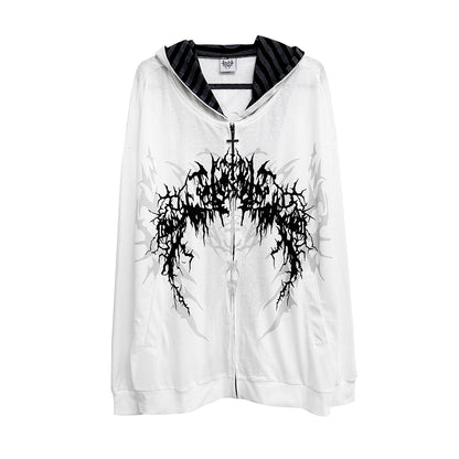 Dark Hooded UV Jacket