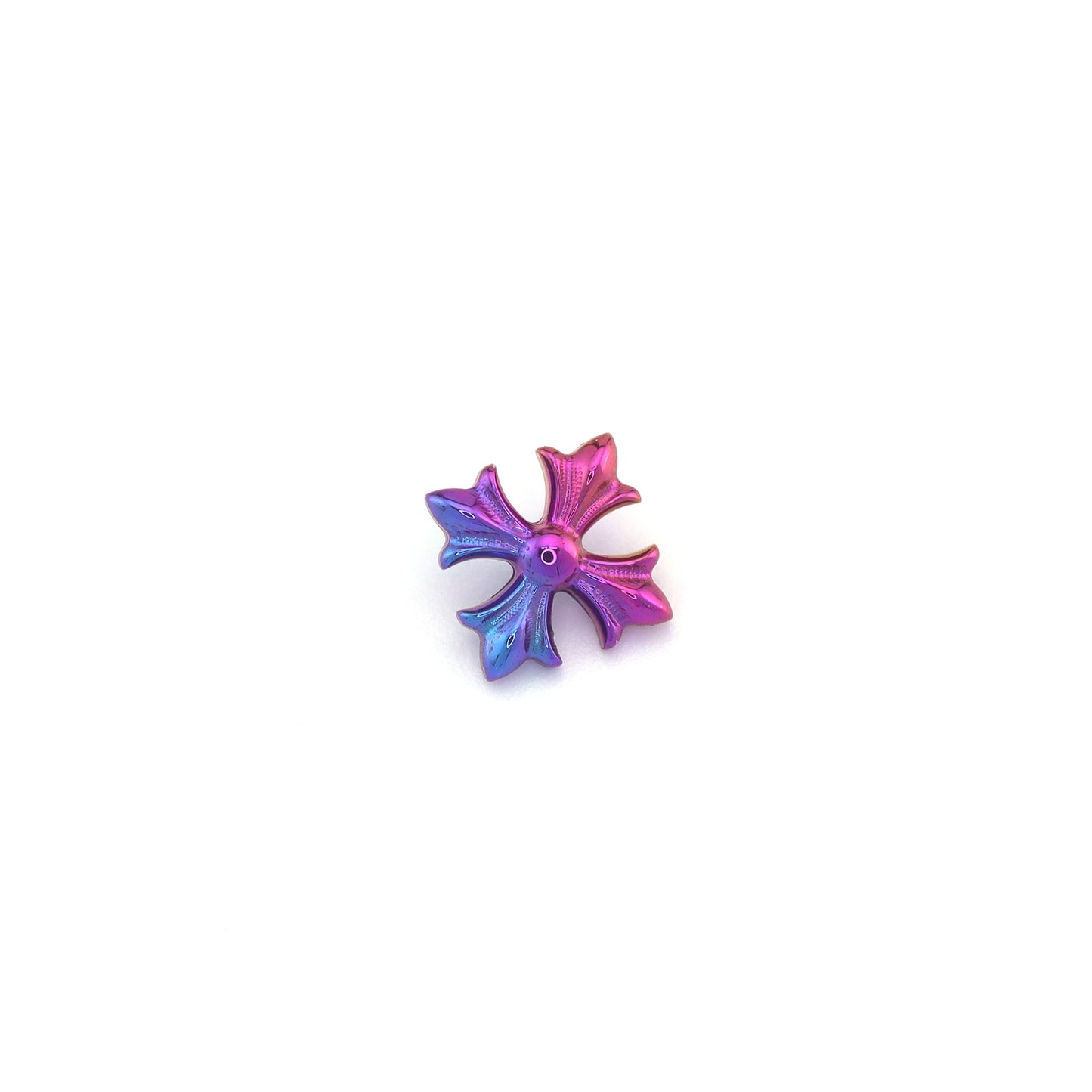 Floral Cross Stud
