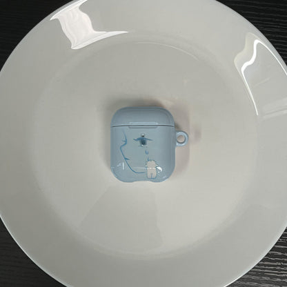 Blue Puppy Wiping Tears