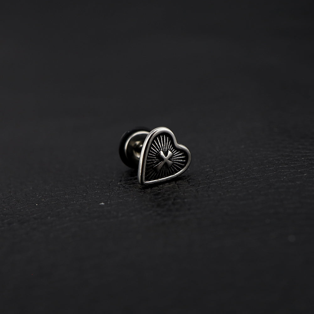 Radiant Heart Stud