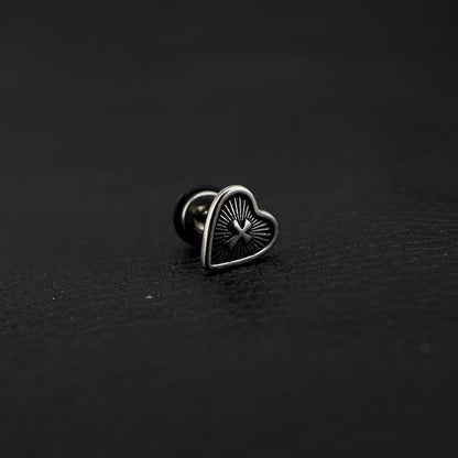 Radiant Heart Stud