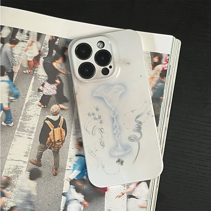 Wine Glass Art Phone Case