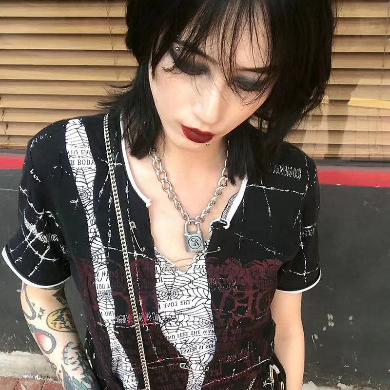 NANA R Lock Necklace