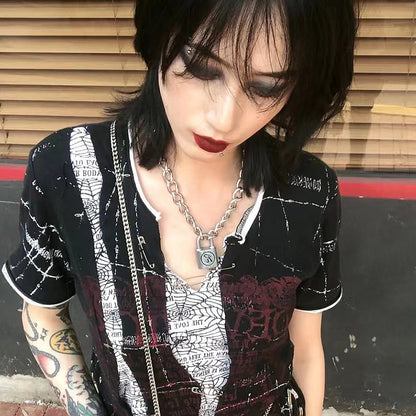 NANA R Lock Necklace