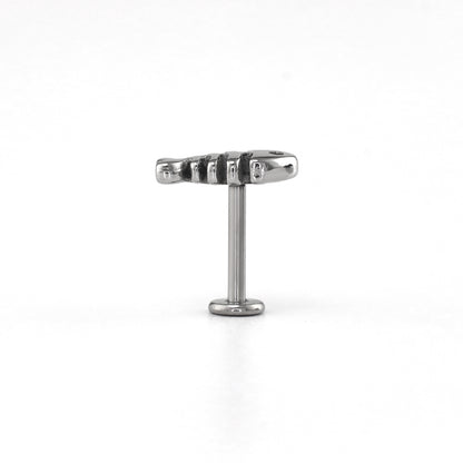 Fishbone Stud Earrings