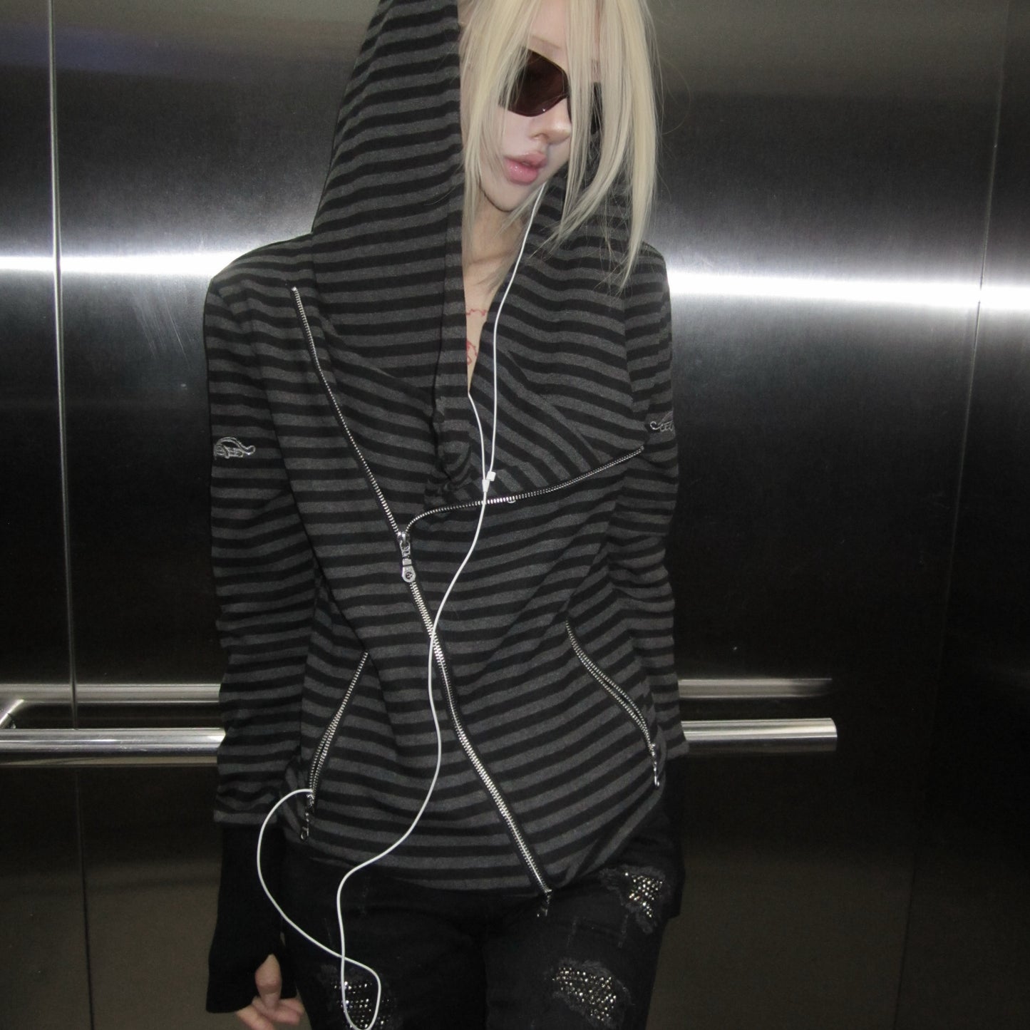 Shadow Stripe Hoodie