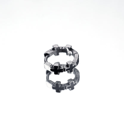 Cross Black Hoop