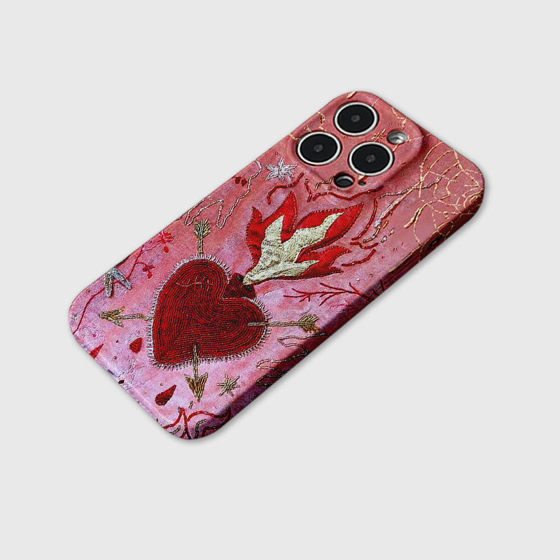 Burning Heart Phone Case