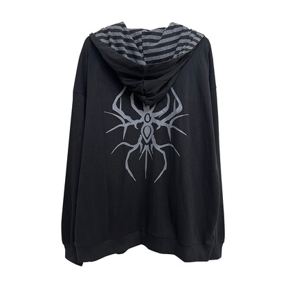 Dark Hooded UV Jacket