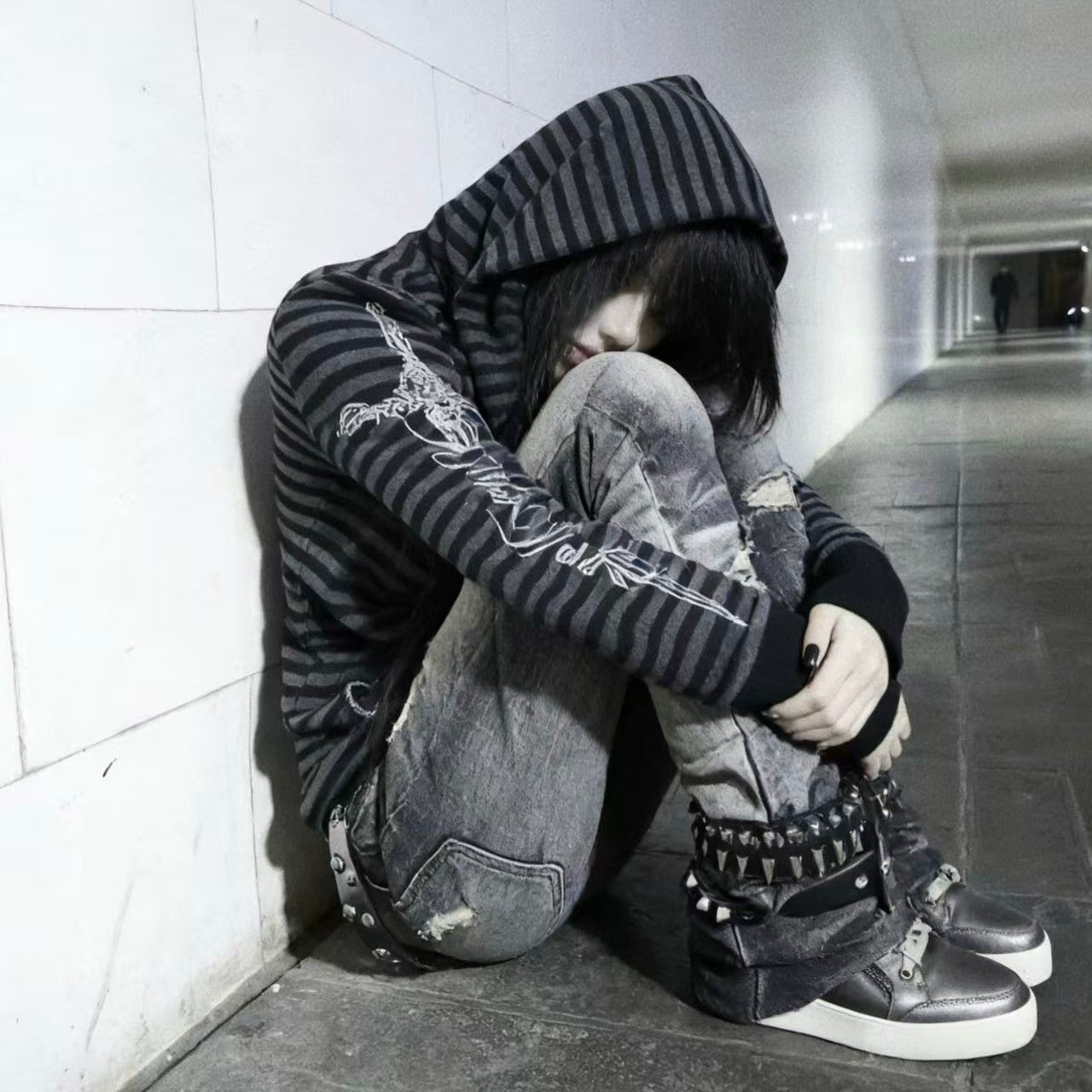 Shadow Stripe Hoodie