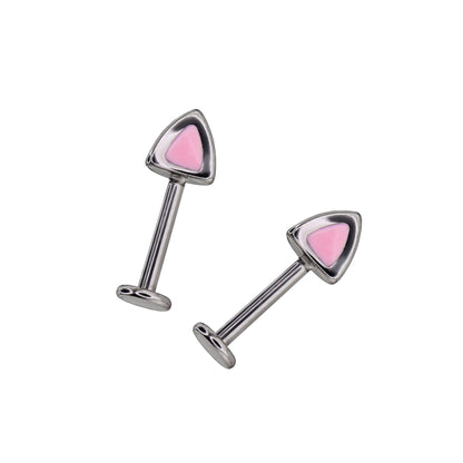 Robot Cat Stud Earrings