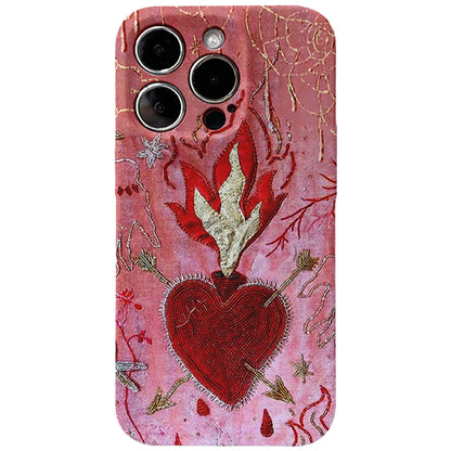 Burning Heart Phone Case