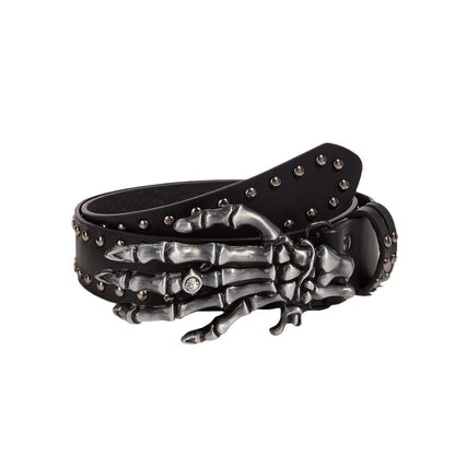 Skull Claw Stud Belt