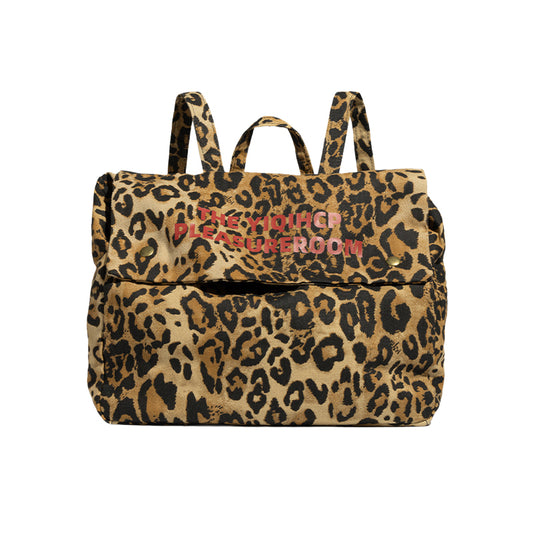 Leopard Print Backpack