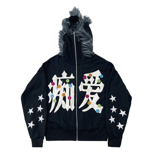 Star Fur Hoodie