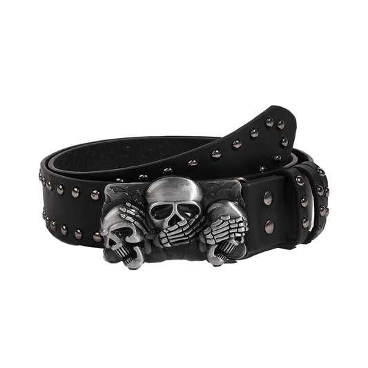 Skull Stud Belt