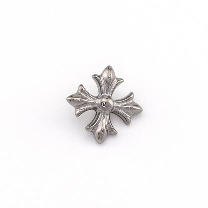 Floral Cross Stud