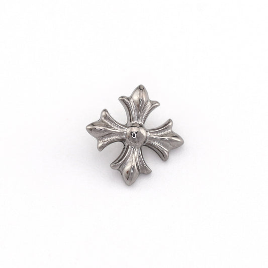 Floral Cross Stud