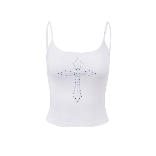 Cross Print Camisole