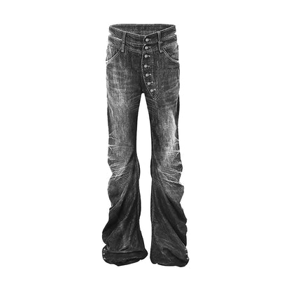 Washed Scimitar Stretch Denim