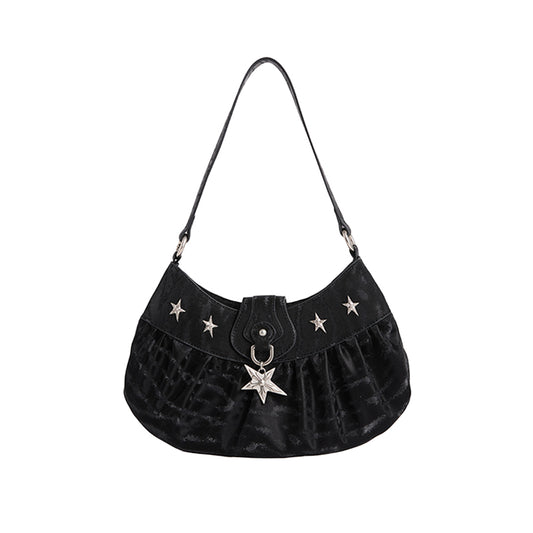 Starry Retro Crescent Bag