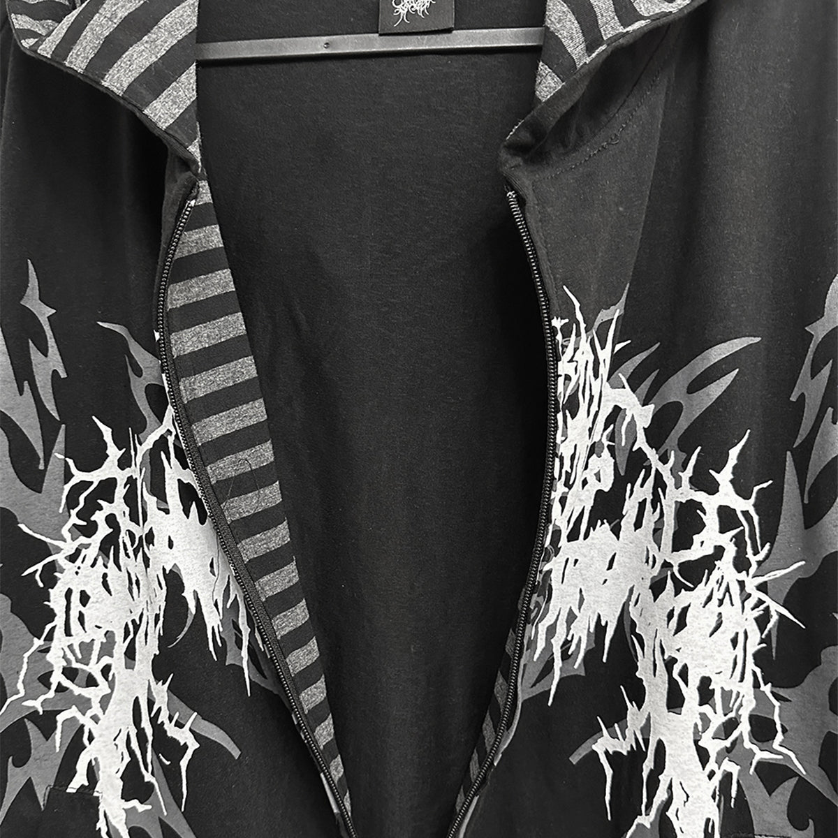 Dark Hooded UV Jacket