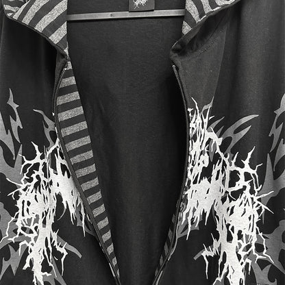 Dark Hooded UV Jacket