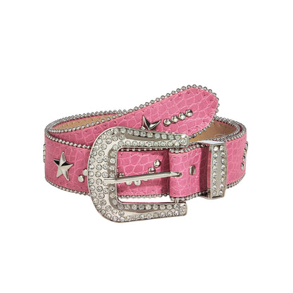 Star Rhinestone Belt