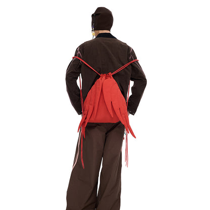 Angel Wing Drawstring Bag