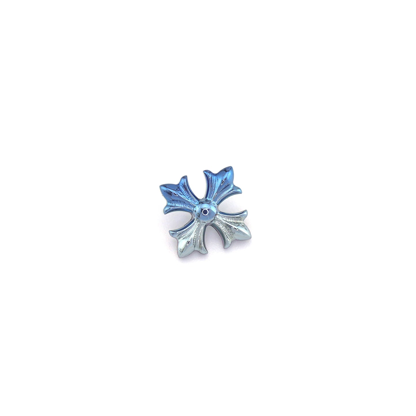 Floral Cross Stud