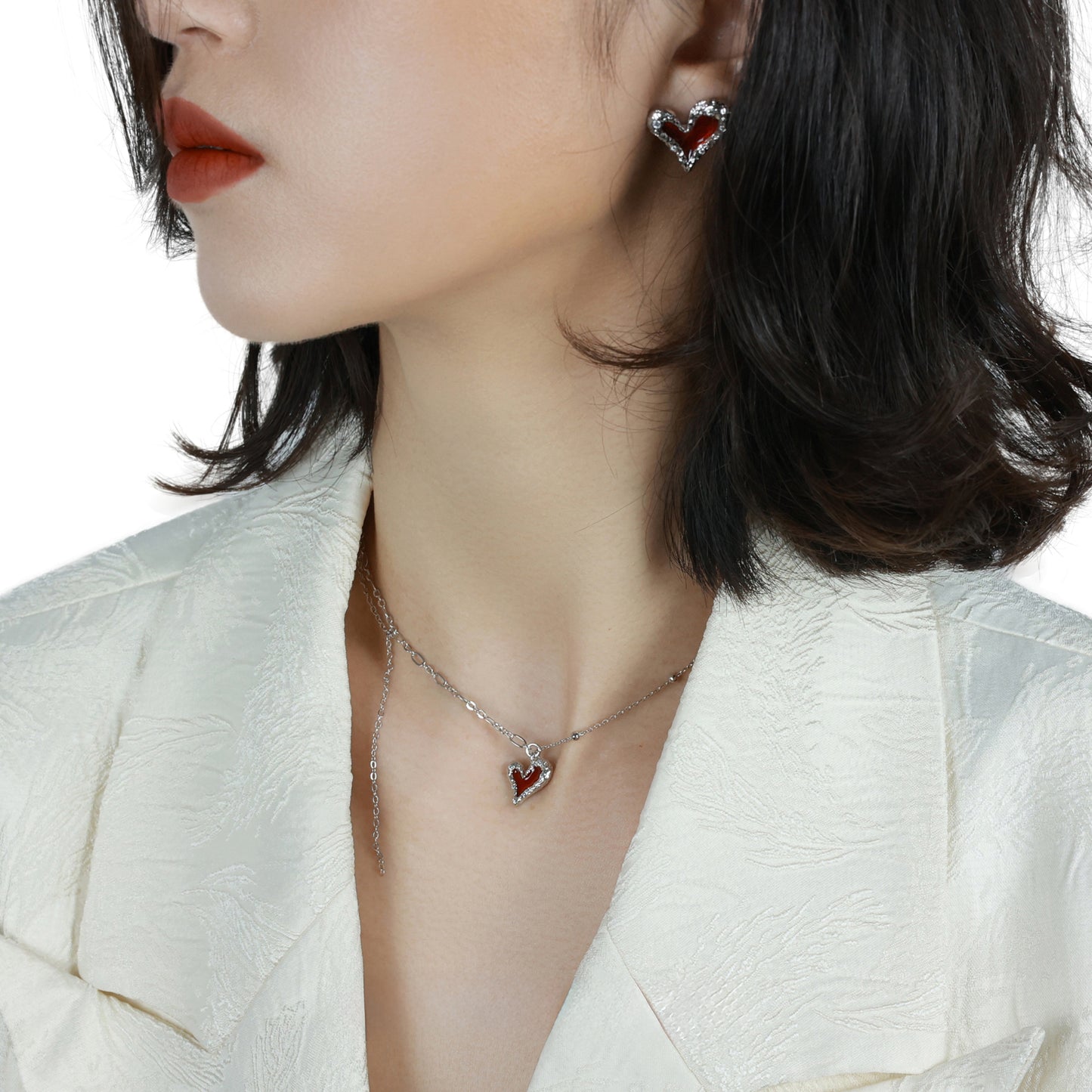 Crimson Heartbeat Necklace