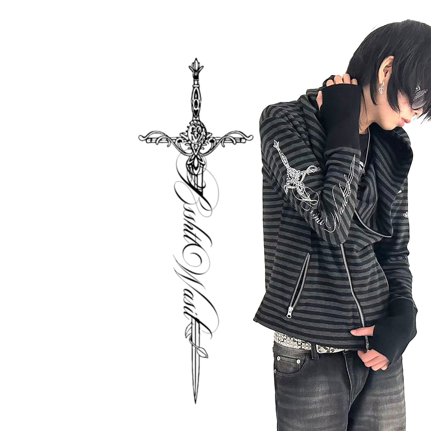 Shadow Stripe Hoodie