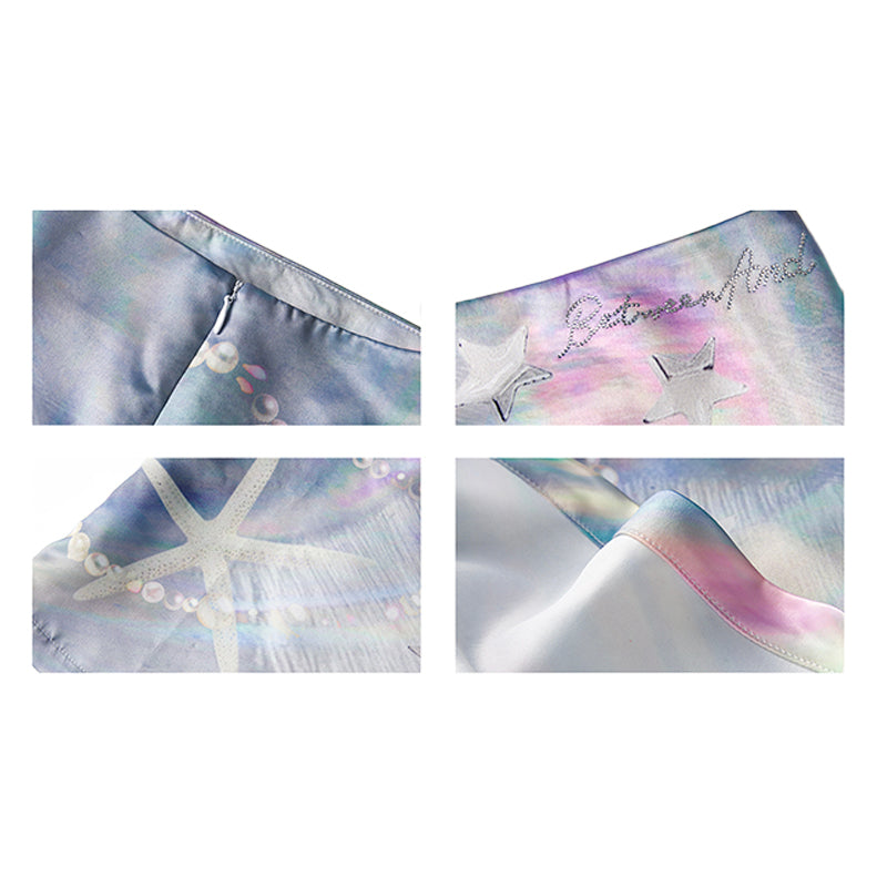 Dreamcore Ocean Mini Skirt