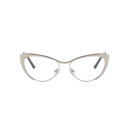 Silver Cat-Eye Glasses