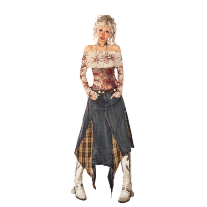 Sheer Mesh Cover-Up Top