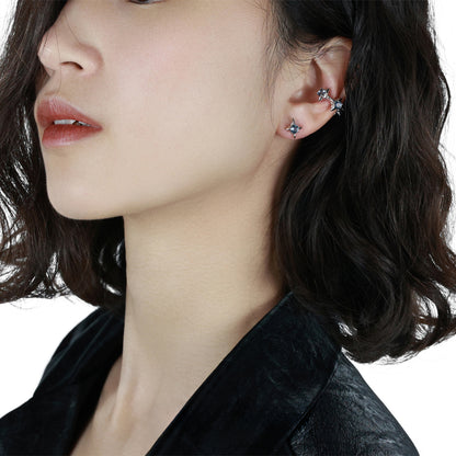 Blue Nova Stud Earrings