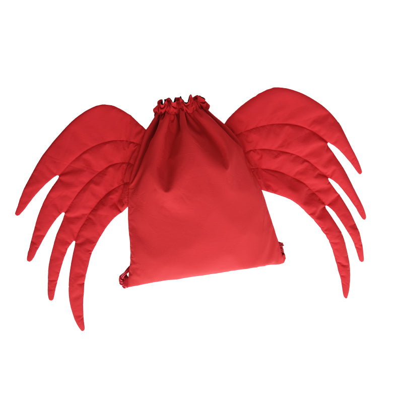 Angel Wing Drawstring Bag